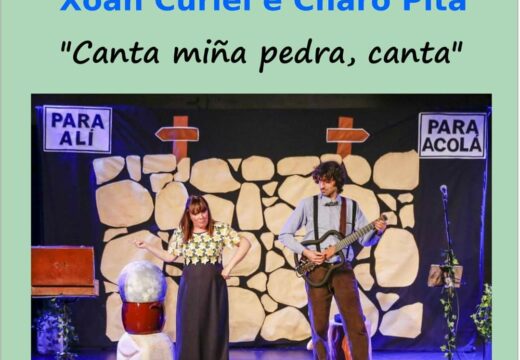 Xoán Curiel e Charo Pita interpretarán “Canta miña pedra, canta”